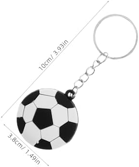 LUOZZY 60 Pcs Funny Soccer Keychains for Boys