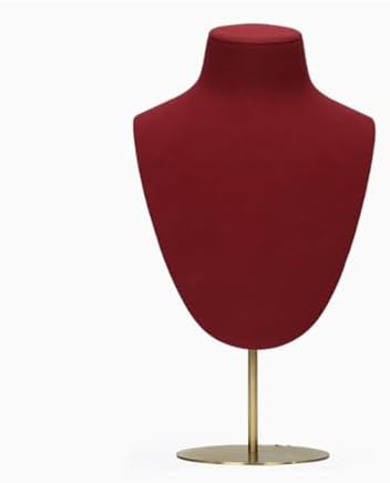 Jewelry Rack with Adjustable Height and Metal Base