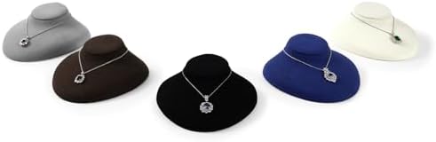 Oirlv Luxury Microfiber Jewelry Display Tower