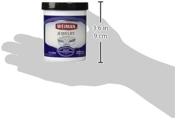 Weiman Fine Jewelry Cleaner Liquid with Brush 6 Oz 1