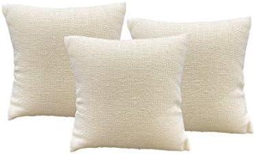 NicePackaging 6pcs 4x4 Inch Camelhide Beige Watch Pillow Display