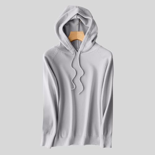 Womens Plus Size Classic Solid Hoodie Sweatshirt Long Sleeve