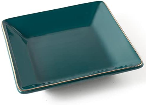Hankor Ceramic Jewelry Dish Tray Green 47inch