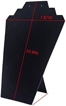 Coward 4Pcs Black Velvet Jewelry Display Stand