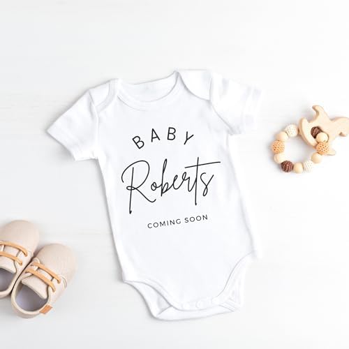 Custom Baby Pregnancy Announcement Bodysuit 1