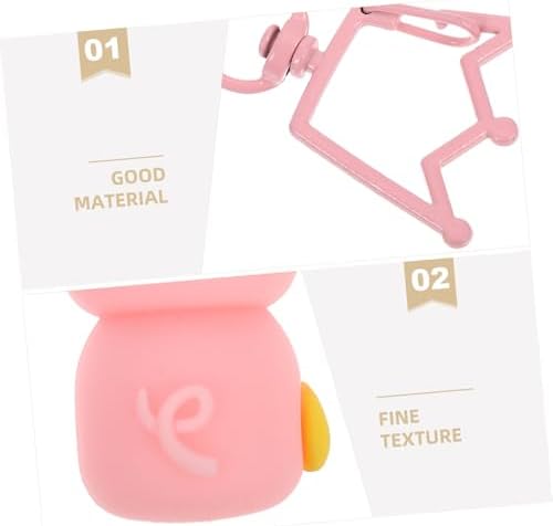 IMIKEYA 20pcs Cute Pig Keychain Four Leaf Lucky Pendant Set with Organza Bag