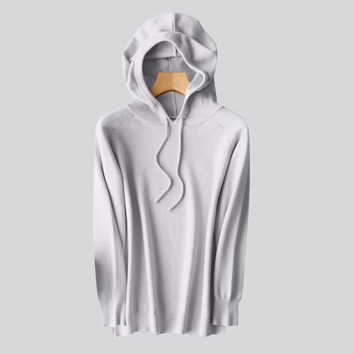 Womens Plus Size Classic Solid Hoodie Sweatshirt Long Sleeve