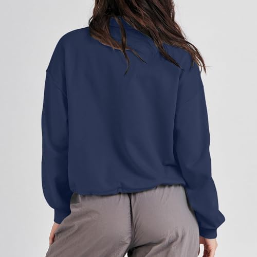 Womens 2024 Trendy Oversized Crewneck Sweatshirt