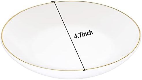 475 Inch Ceramic Jewelry Tray White