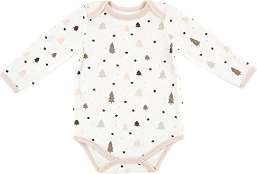 Stephan Baby Snap Suit Blush Trees 6-12M