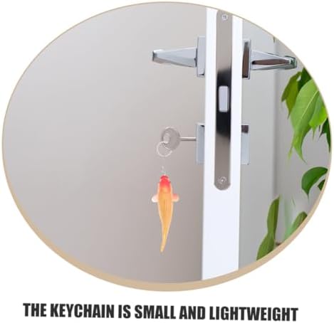 8pcs Koi Fish Keychain Cute Cartoon Animal Keyrings for Boys and Girls