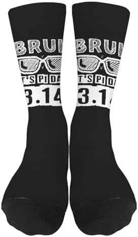Pi Day Math Teacher Crew Socks for Boys