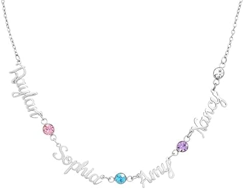 Custom Name Necklace Personalized 925 Sterling Silver