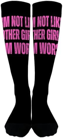 Im Not Like Other Girls Im Worse Boot Sock