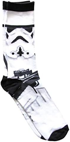 Hyp Star Wars Darth Vader and Stormtrooper Mens Crew Socks 2 Pack