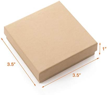 GEFTOL Jewelry Gift Boxes 20 Pack Brown