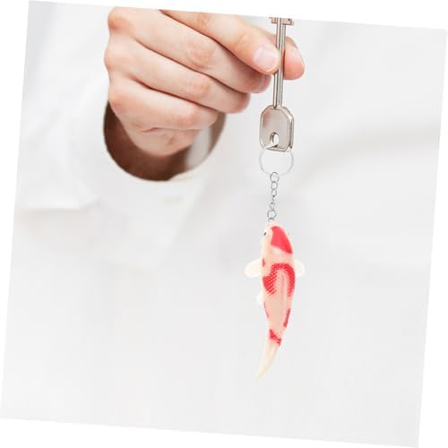 Healifty 8pcs Cute Fish Keychain for Boys and Girls