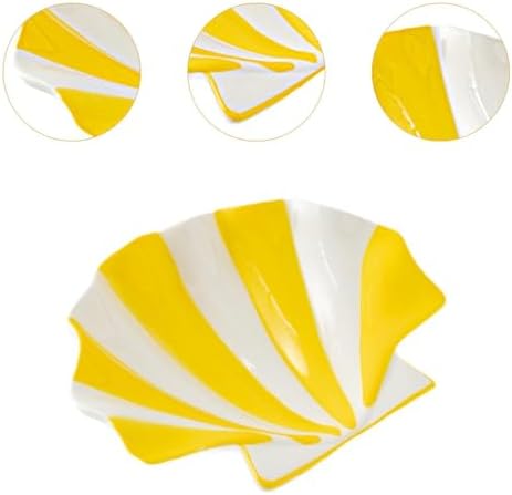 Ceramic Shell Shaped Snack Plate Jewelry Tray for Women