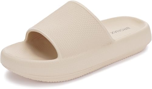 BRONAX Pillow Slippers for Women Men
