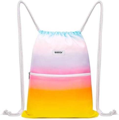 WANDF Foldable Drawstring Water Resistant Backpack