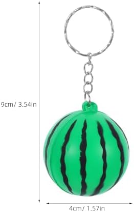 LOGOFUN 24PCS Realistic Watermelon Strawberry Keychain Set