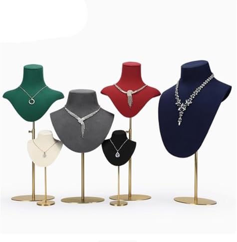 Jewelry Rack with Metal Base and Adjustable Height