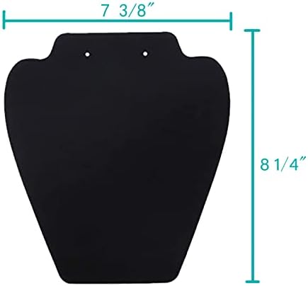 12 PCS Black Velvet Necklace Display Stand