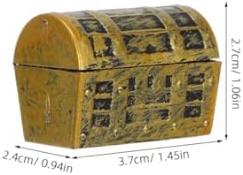 10pcs Mini Vintage Pirate Treasure Chest Boxes