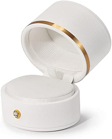 Oirlv Leather Ring Box for Jewelry and Engagement Proposal