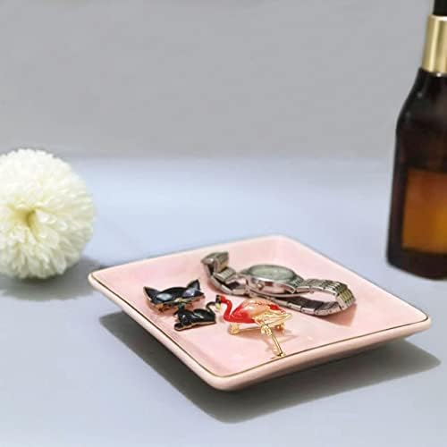 HANKOR Ceramic Jewelry Dish Tray Pink 47inch