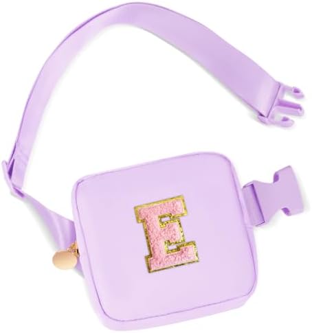 Uygafly Cute Initials Fanny Pack for Kids 4-8