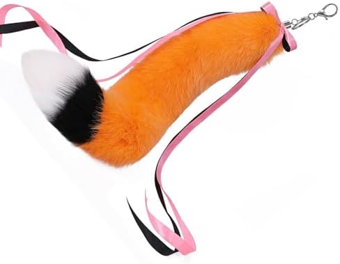 Ribbon Plush Tail Keychain Pendant For Men And Women