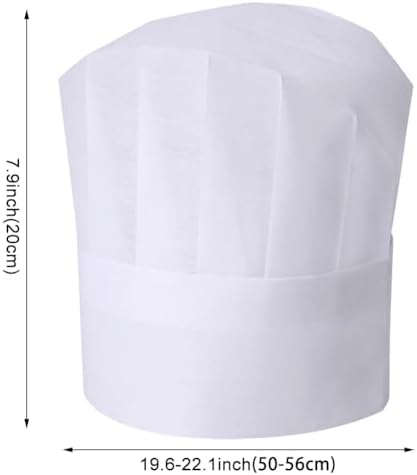Yeios 24-30 Pack Adjustable Chef Hats for Kids and Adults
