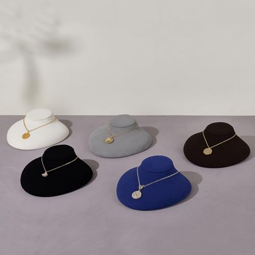 Oirlv Luxury Microfiber Jewelry Display Tower