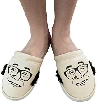 Fat Uncle Danny DeFeetos Funny Slippers for Men