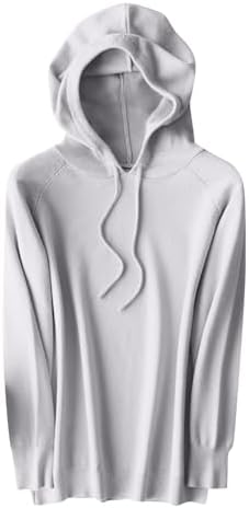 Womens Plus Size Classic Solid Hoodie Sweatshirt Long Sleeve