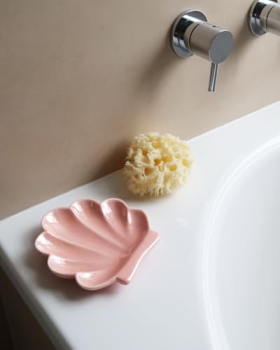 Pink Shell Trinket Dish for Clean Girl Aesthetic Decor