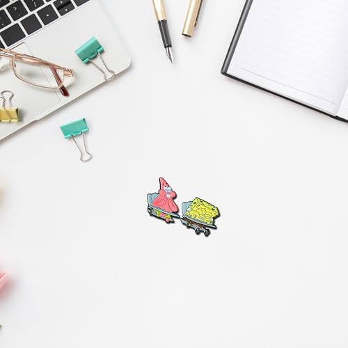 SpongeBob and Patrick Laughing Enamel Pin Set