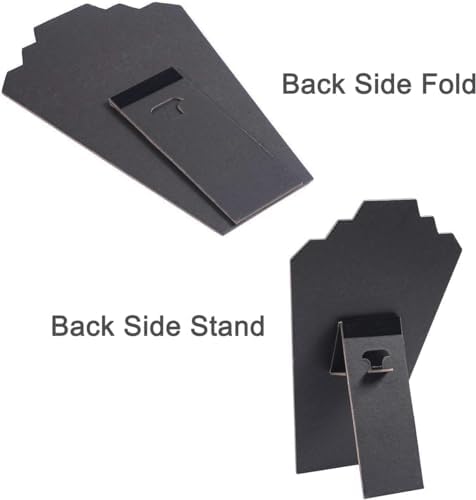 Coward 4Pcs Black Velvet Jewelry Display Stand