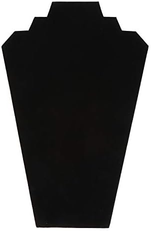Foraineam 9 Pack Necklace Display Holder Black Velvet 125 Inch
