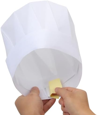 Yeios 24-30 Pack Adjustable Chef Hats for Kids and Adults