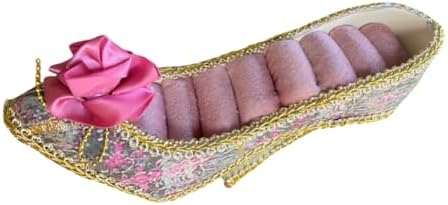 FOMIYES High Heel Jewelry Display Stand Velvet Organizer