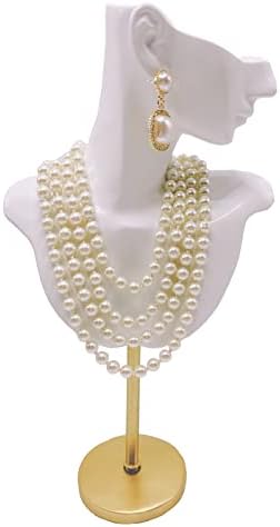 Mosielory Jewelry Display Stand with Metal Base