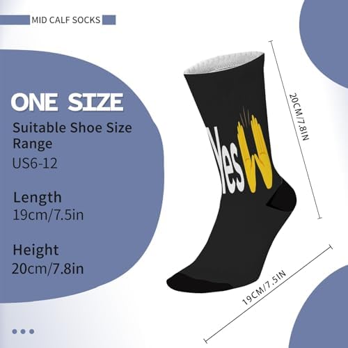 F Yes Thigh High Socks for Boys Duck Boot Socks