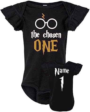 Wizard Themed Chosen One Birthday Bodysuit Shirt