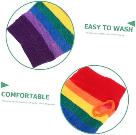 Rainbow Arm Warmers for Women Girls Boys
