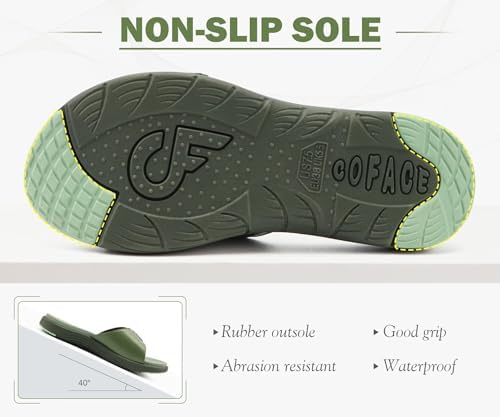 COFACE Womens Orthotic Slides with Arch Support