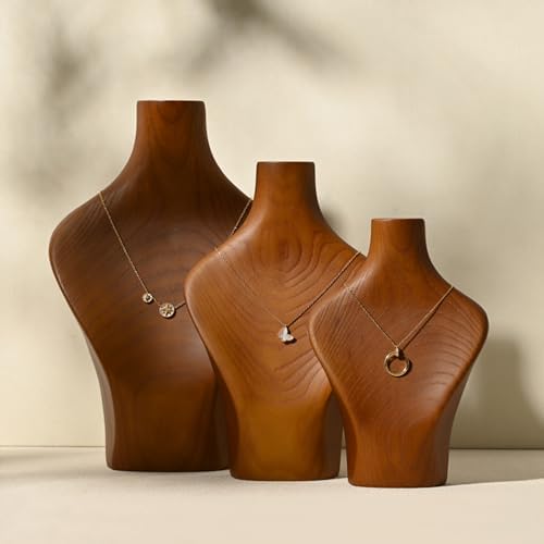 Woodten Solid Wood Jewelry Display Stand for Necklaces