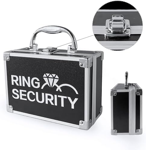 Ring Bearer Briefcase - Wedding Jewelry Security Case for Kids