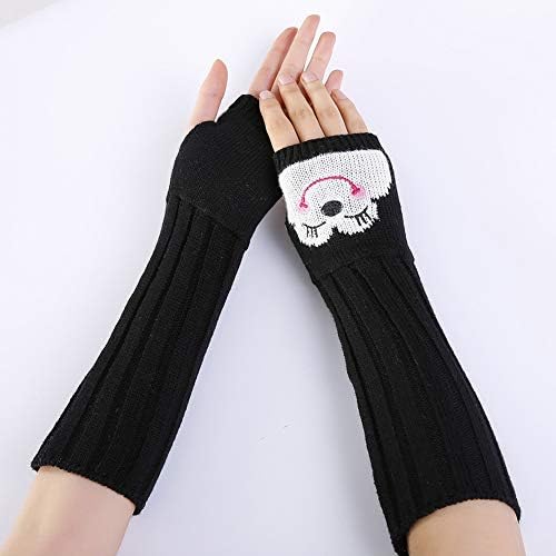 BOLLEY JOSS Long Sleeve Fingerless Gloves for Girls Women